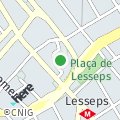 OpenStreetMap - Biblioteca Jaume Fuster, Plaça de Lesseps, Barcelona, Espanya
