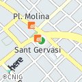 OpenStreetMap - Plaça de Molina, 08006 Barcelona